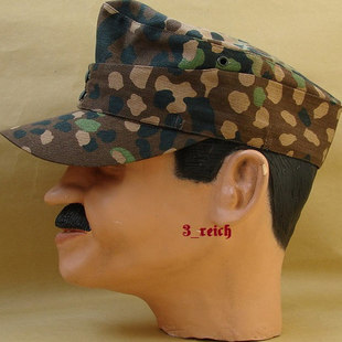 WWII Dot44迷彩野战帽 德军豌豆迷彩