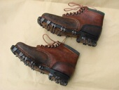 德军山地兵靴子 罕见未使用库存