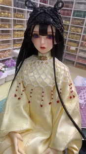 【玥琊涧】BJD\SD娃用配饰 三分\四分娃用珍珠云肩 珍珠汗衫