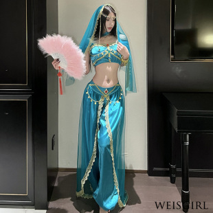cosplay性感女神制服异域风情印度舞姬孔雀公主装西域希腊舞娘装