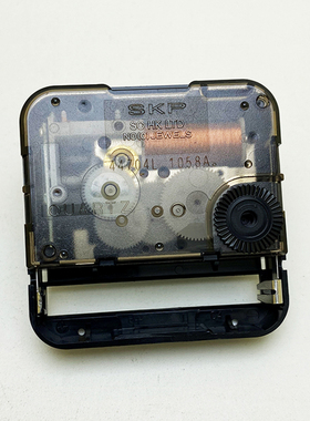日本skp机芯静音扫秒带指针全套十字绣表心钟表芯挂钟配件石英钟