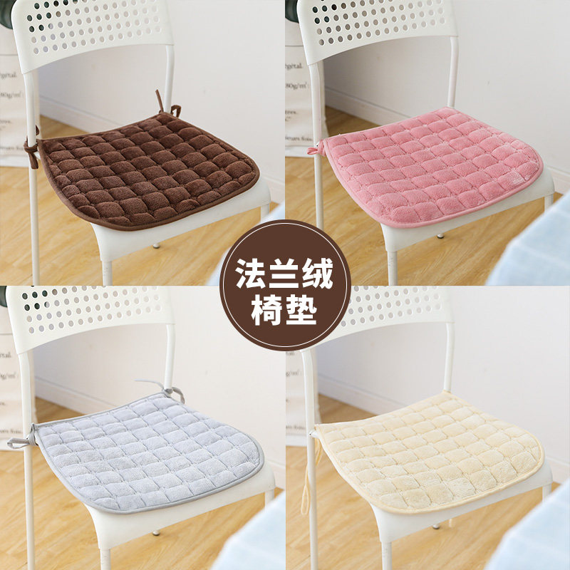 现代简约法兰绒马蹄形防滑四季餐椅垫椅垫坐垫凳子屁股垫,居家布艺,椅垫,淘宝优惠券,粉丝福利购,淘宝优惠卷