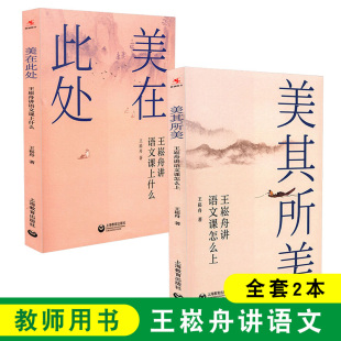 上什么 社 王崧舟教授新作 上海教育出版 课堂教学研究 小学语文 王崧舟讲语文课怎么上 美在此处 美其所美 源创图书 全套2本
