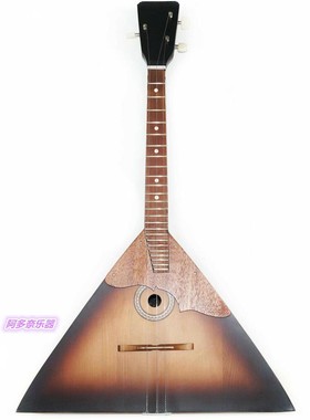 乌克兰进口巴拉莱卡琴 俄罗斯三弦琴Balalaika琴高质量专业三角琴