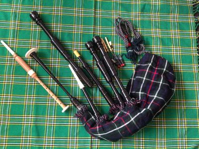 英国进口苏格兰风笛紫檀木全套