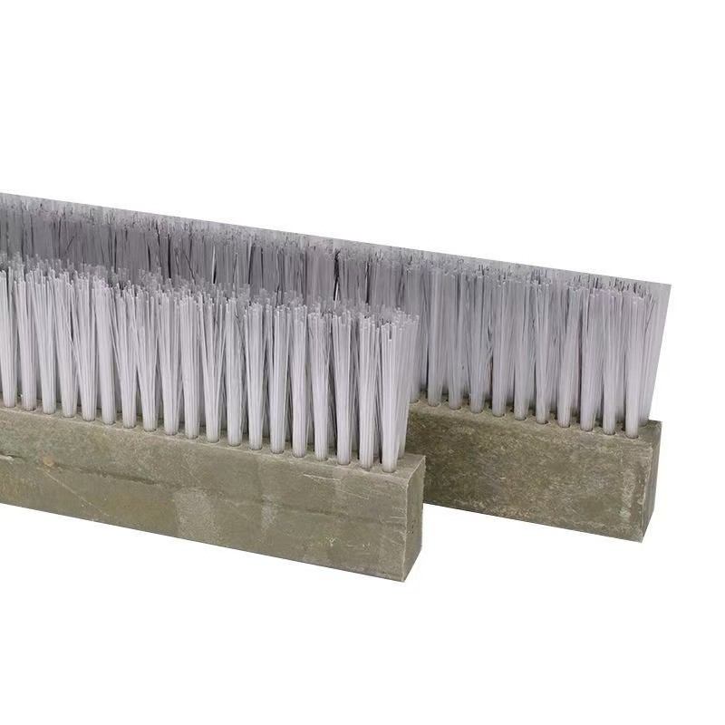 免烧砖机条刷模具清理钢丝刷子尼龙丝木板塑料耐磨毛刷子工业用刷