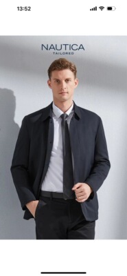 NAUTICA Nautica Tailored冬季羽绒夹克潮流保暖轻便防寒秋冬外套