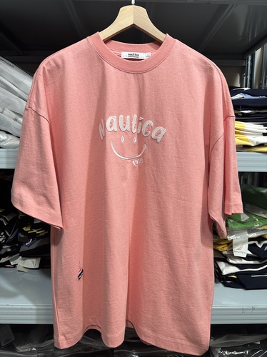 nautica 白帆×CityBoy日系休闲无性别笑脸多巴胺短袖T恤TW5101