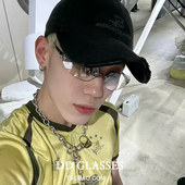 无框猫眼水银嘻哈墨镜男女2025新款 饰太阳眼镜小脸 拍照装 时尚 个性