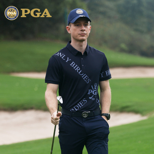 潮牌上衣polo衫 短袖 运动t恤 男装 高尔夫服装 美国PGA 男士