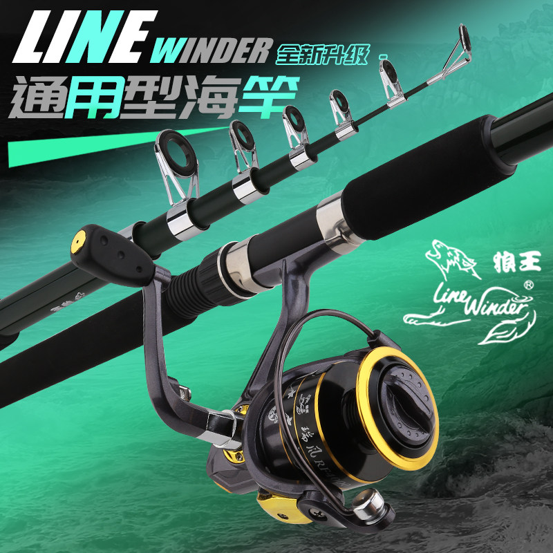 狼王海竿远投竿抛竿全套组合钓鱼竿超硬抛竿单竿海杆甩杆裸竿瑞丽图片
