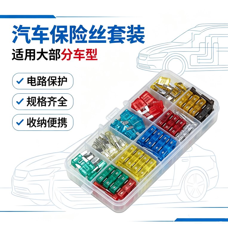 汽车货车通用保险插片套装图片