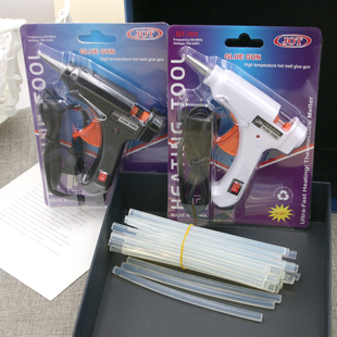 热熔胶枪20W小号热熔胶棒套装家用手工制作头饰品儿童diy打胶7mm
