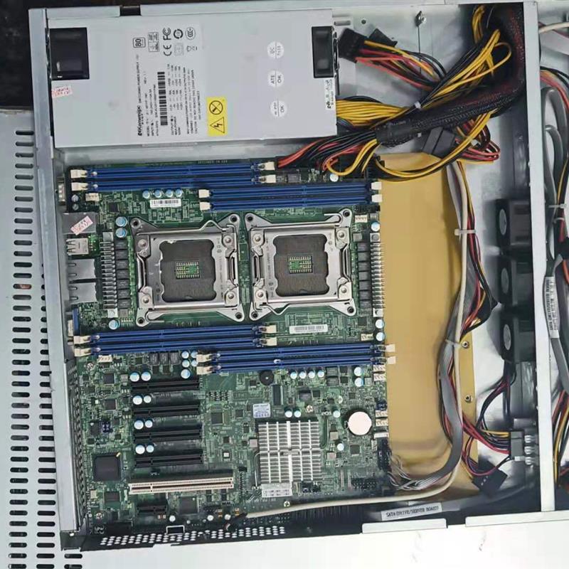 超微 X9DRL-IF双路服务器主板E5-2600 E5-2680V2游戏多开X79主板