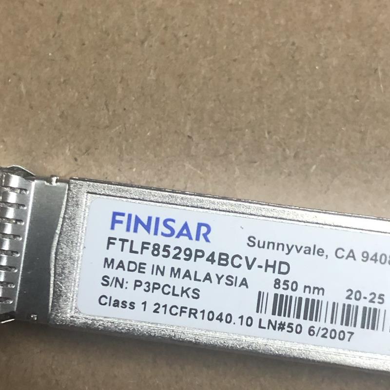 飞塔FORNTINET FN-TRAN-SFP+SR FTLX8574D3BCLFTN万兆光模块