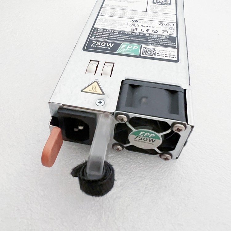 DELL/ 750W EPP 电源 用于R630 R730 R740 G6W6K V1YJ6 D750E