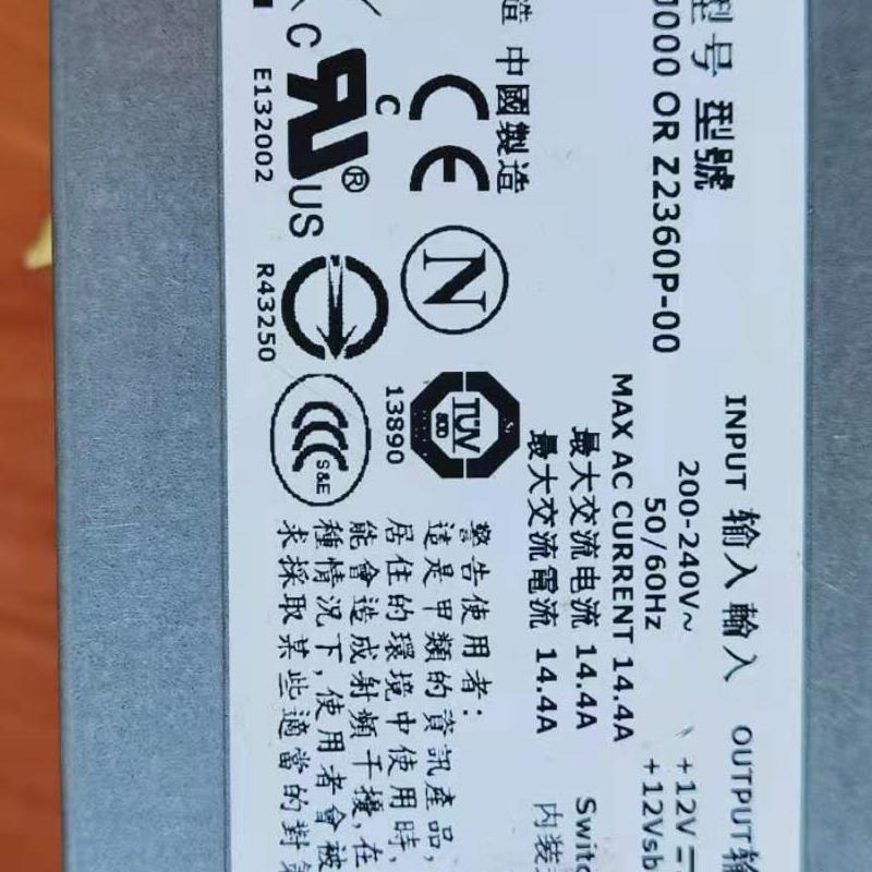 DELL PJ240 M1000E电源CF4W2 2260W, A2360P-00 C8763 Y004D