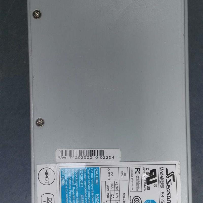 原装Seasonic 海韵 SS-250EPS1U 额定250W 1U 工业电源  20*10*4