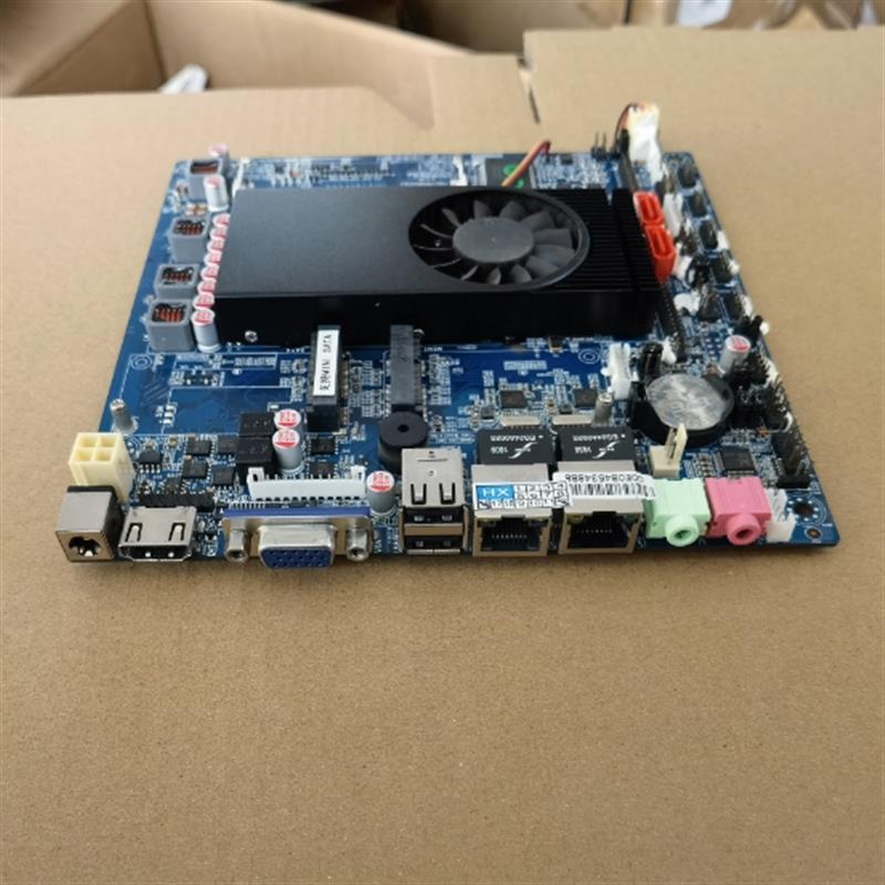ITX-1037T-6C2C  1037U工控机 广告机 软路由 下载机 双千兆 6COM