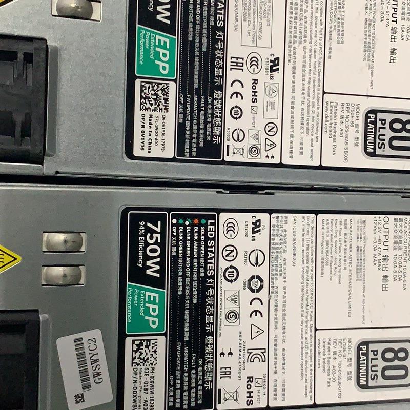 R540/R640/R740/R740XD/T440/T640电源模块D750E-S6 E750E-S1
