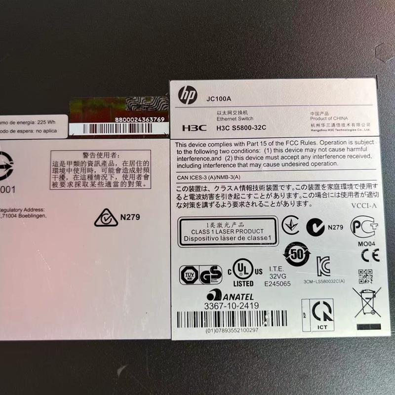H3C S5800-32C HP/惠普 A5800-24G(JC100A)交换机24口千兆4口万兆