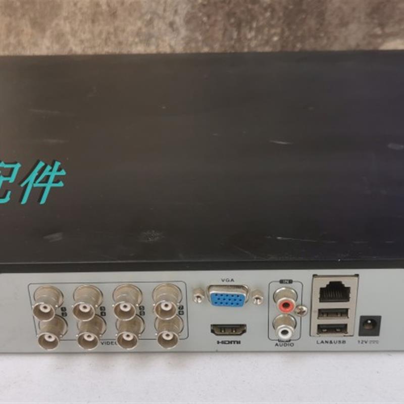 二手海康威8路2盘位模拟同轴网络混合硬盘录像机DS-7808HQH-K2