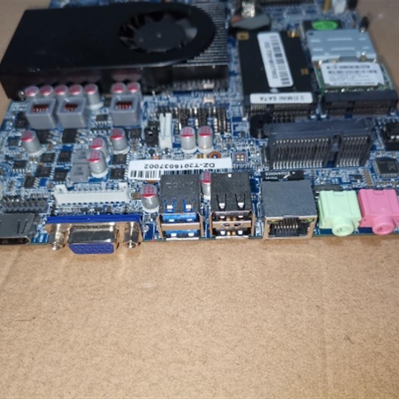 超薄MINI 1037U嵌入式ITX-N1037T-2CU3 12V 千兆USB3.0主板 MSATA