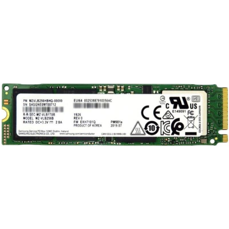 三星PM981a PM9A1 256G 512G 1T M.2 NVME SSD 固态硬盘
