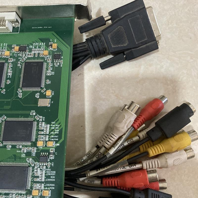 高创 GO404E, 4路 PCIE 流媒体 视频 采集卡 实物现货