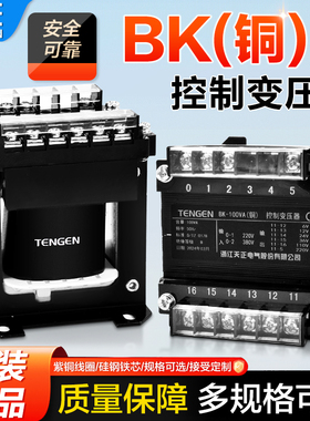 天正BK机床单相隔离控制变压器交流电源380V220v转变220V36V24V铜