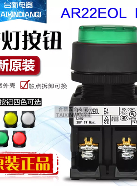 原装富S士凸头按钮AR22EOLE4G 10Y20 11G 01R带灯泡DC24V复位开关