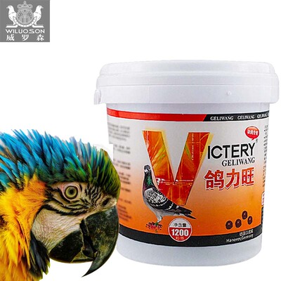 汉诺威鸽药鸽力旺1200丸育雏宝丸幼鸽补体发育换羽种赛鸽营养鸽药