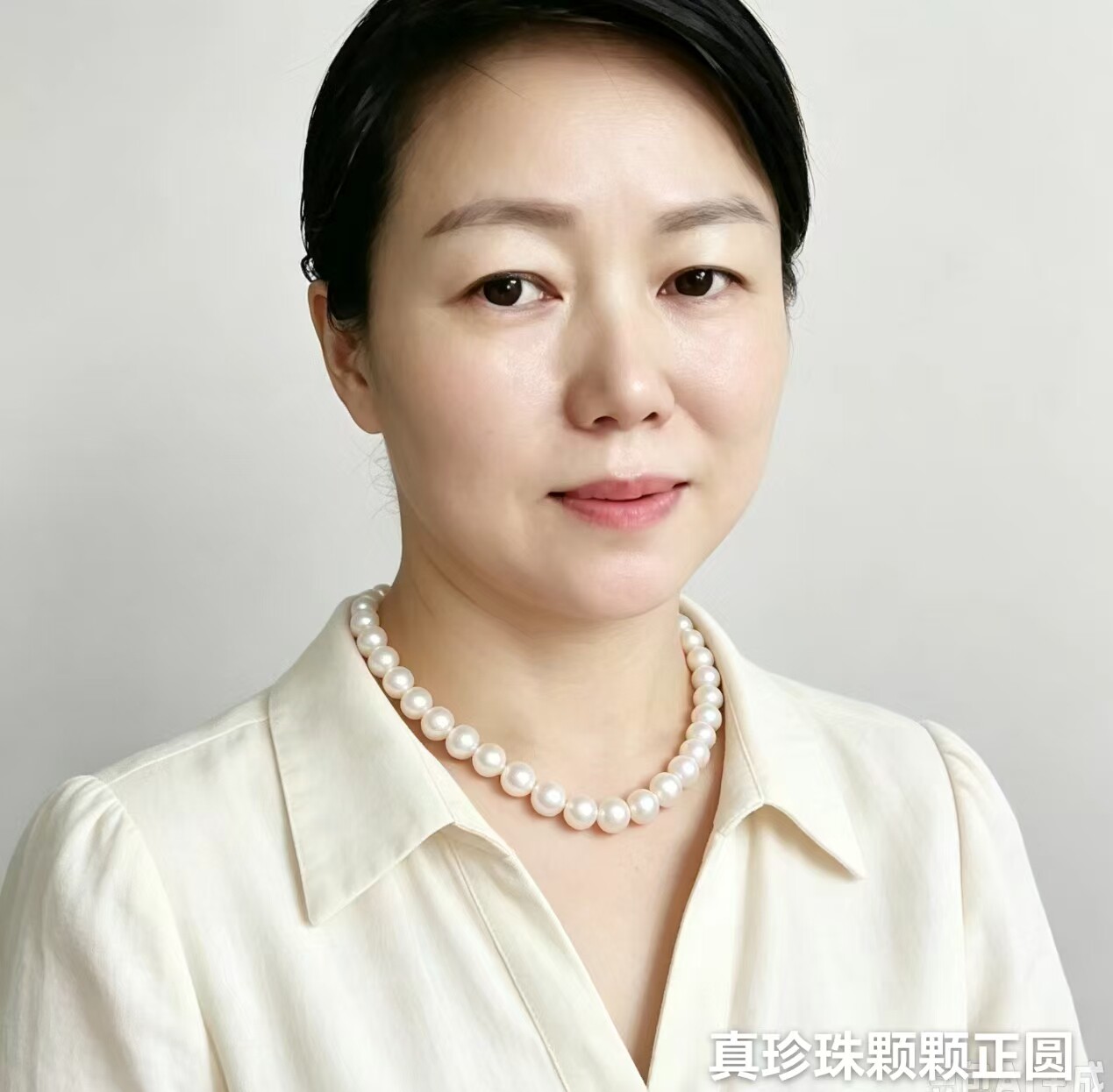 养殖项链白色天然珍珠