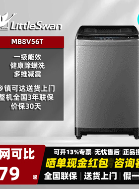 Midea/美的 MB8V56T全自动波轮洗衣机8公斤容量新品升级一级能效
