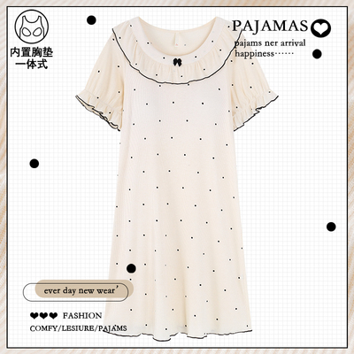 2025新款公主风莫代尔睡裙女款夏