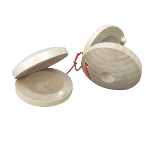 声乐教具乐器原木本色响板木制响板原木圆舞板幼儿园小学音乐课