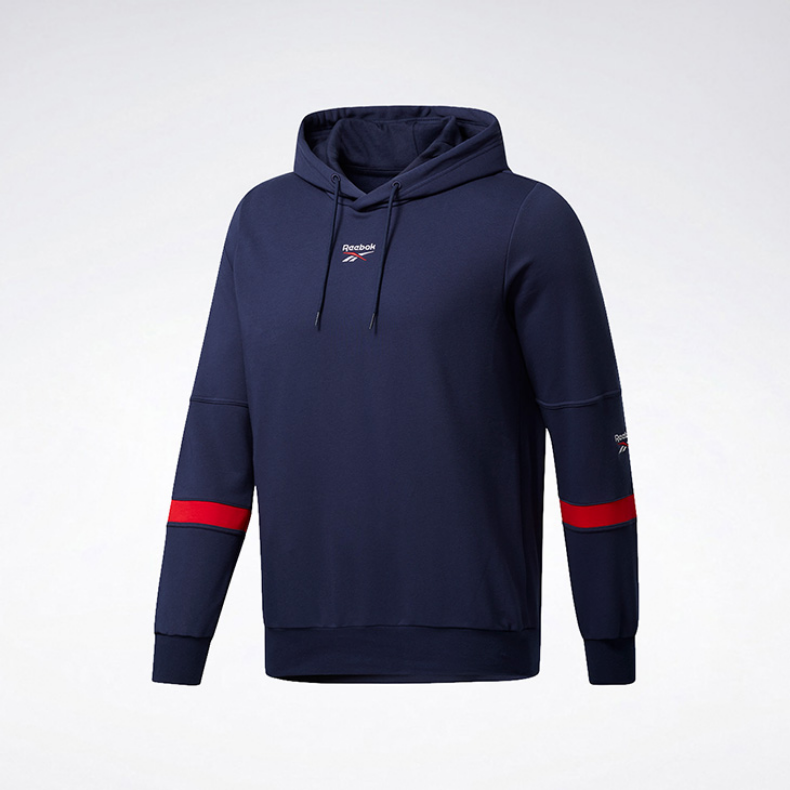 锐步运动休闲男女连帽套头卫衣