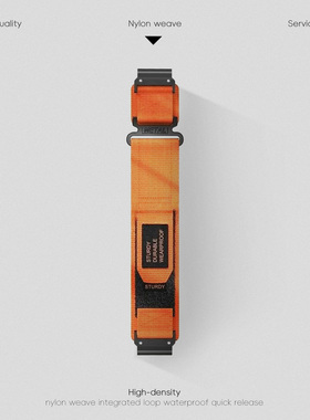 适用Garmin佳明飞耐时Fenix8/7/pro/solar手表带工装编织22-26mm