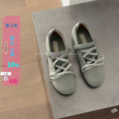 魔术贴绑带防滑软底休闲玛丽珍