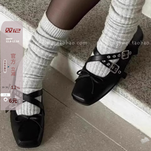 皮带扣软底防滑玛丽珍单鞋