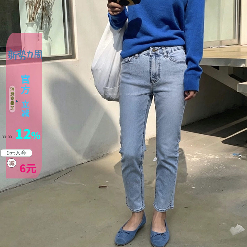 简约防滑软底平底鞋飘鞋蓝色