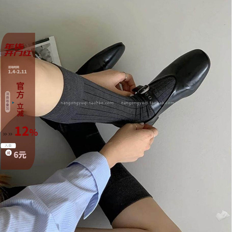 现韩国东大门女鞋2024秋新款chic复古奶奶风减龄皮带扣玛丽珍单鞋,女鞋,玛丽珍鞋,淘宝优惠券,粉丝福利购,淘宝优惠卷