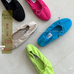 韩代韩国女鞋琪琪东大门26春糖果色软面好穿蝴蝶结圆头软底平底鞋