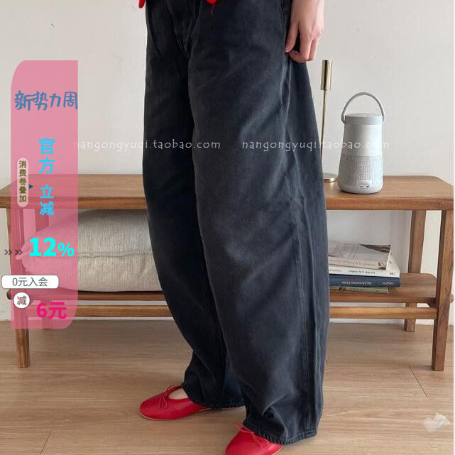 好穿软面软底平底小红鞋