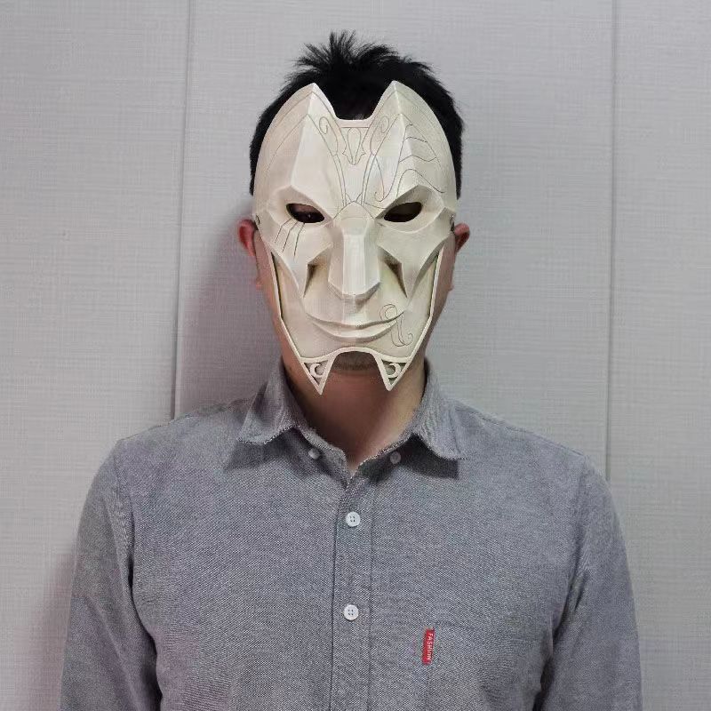 万圣节cos派对游戏道具LOL英雄联盟手游装扮男女戏命师面罩