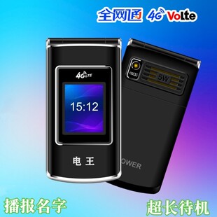 WDLEE N33全网通4G信号大屏超长待机全语音王报名字老人翻盖手机