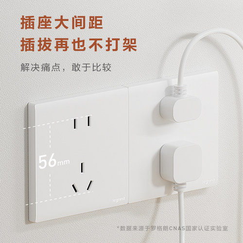 Legrand10A开关插座单联双联16A