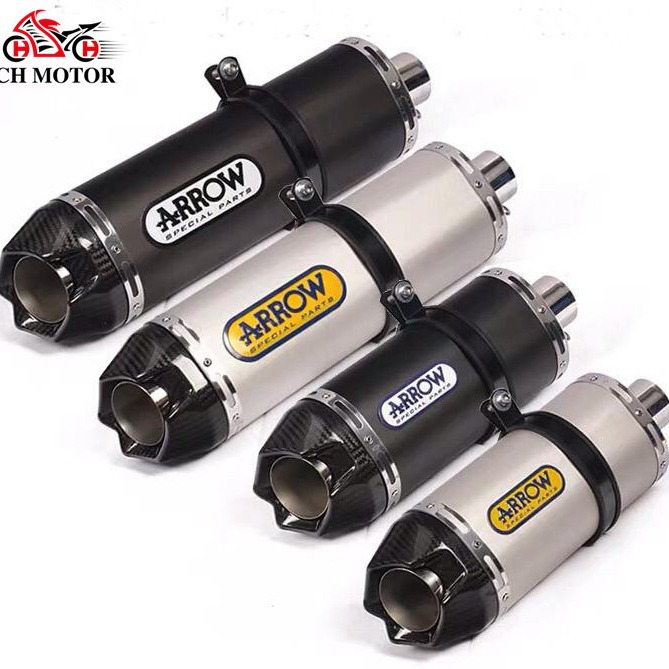 适用于摩托车CB500RCB650 FZ1NFZ8ZX10R6RR3改装箭牌排气管