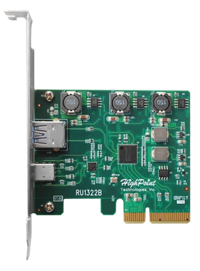 微辰 火箭 HighPoint Type-c 扩展卡 RocketU 1322B USB 3.1