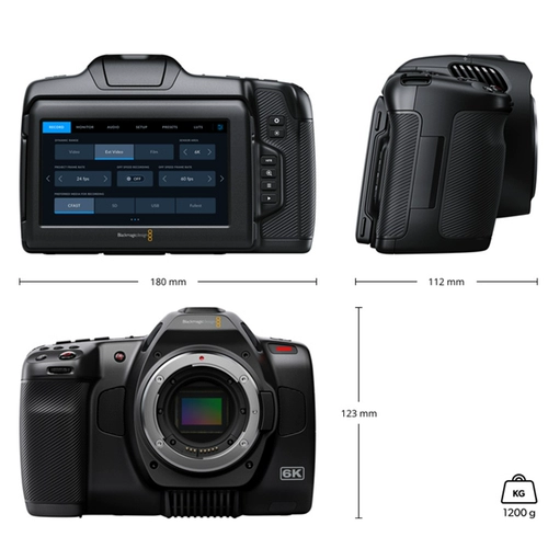 Blackmagic Pocket Cinema Camera 6K G2 Handheld 6K Цифровая кинокамеры